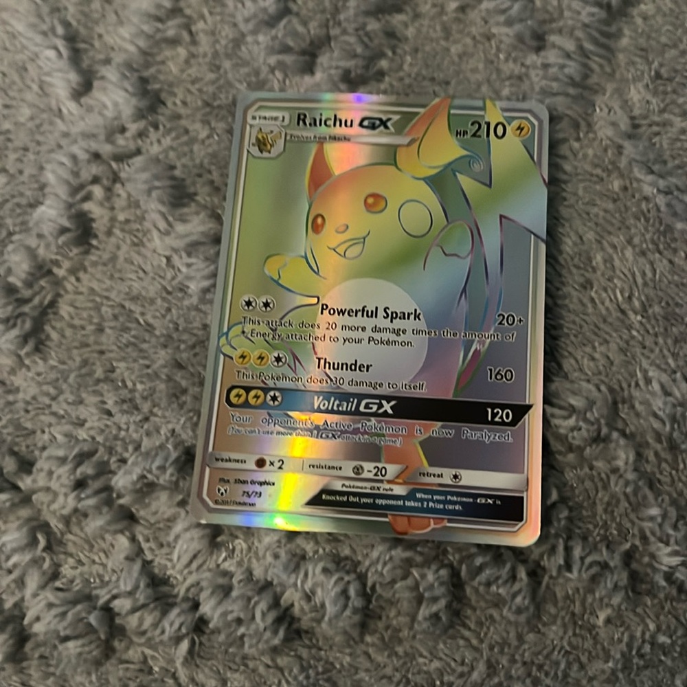 Rainbow Raichu GX